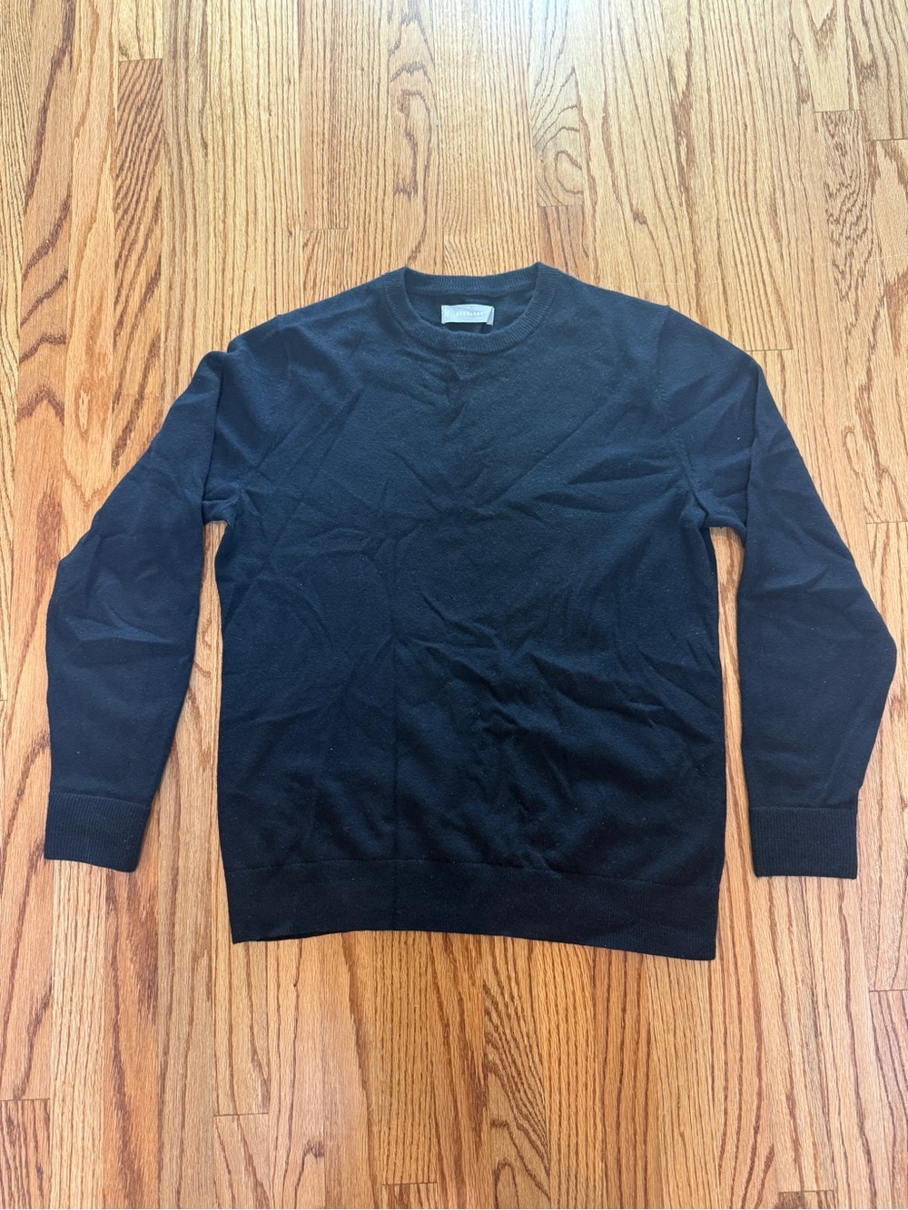 Everlane Navy Cashmere Crewneck Sweater - Medium